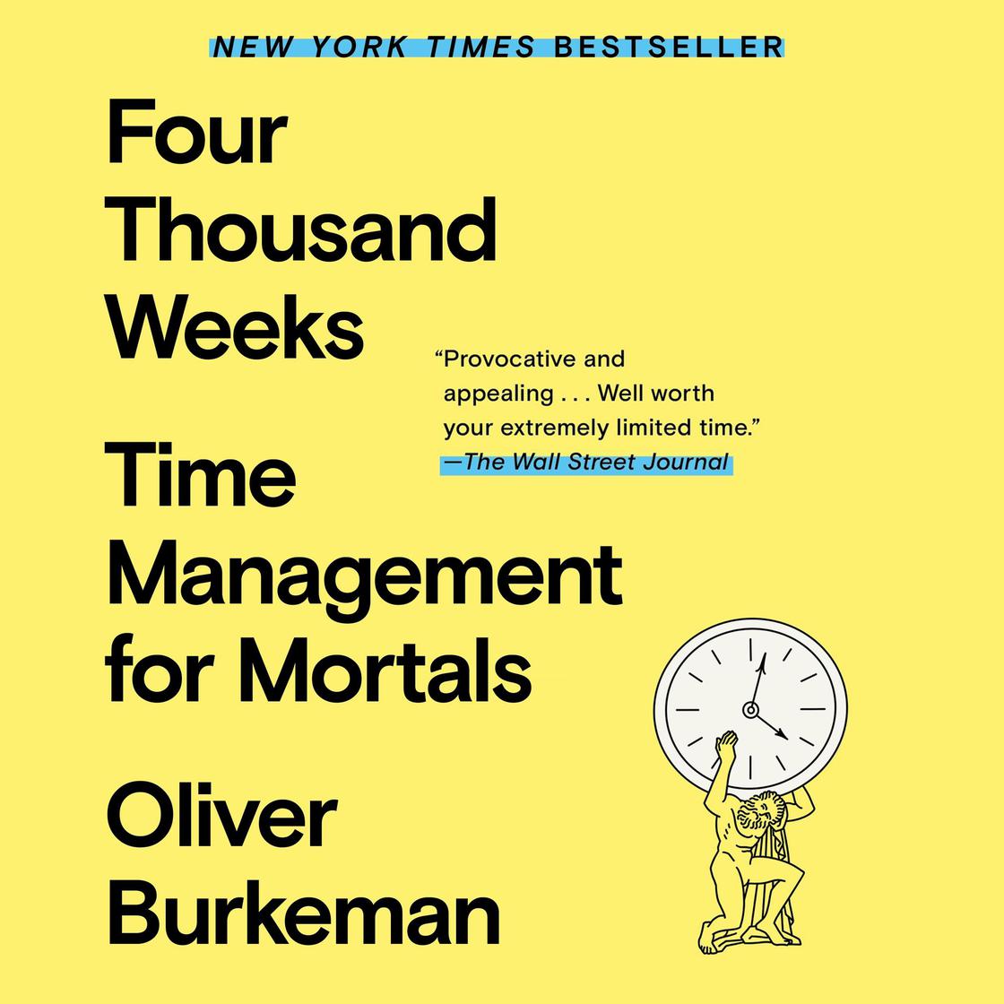 View audiobook of Four Thousand Weeks by Oliver Burkeman