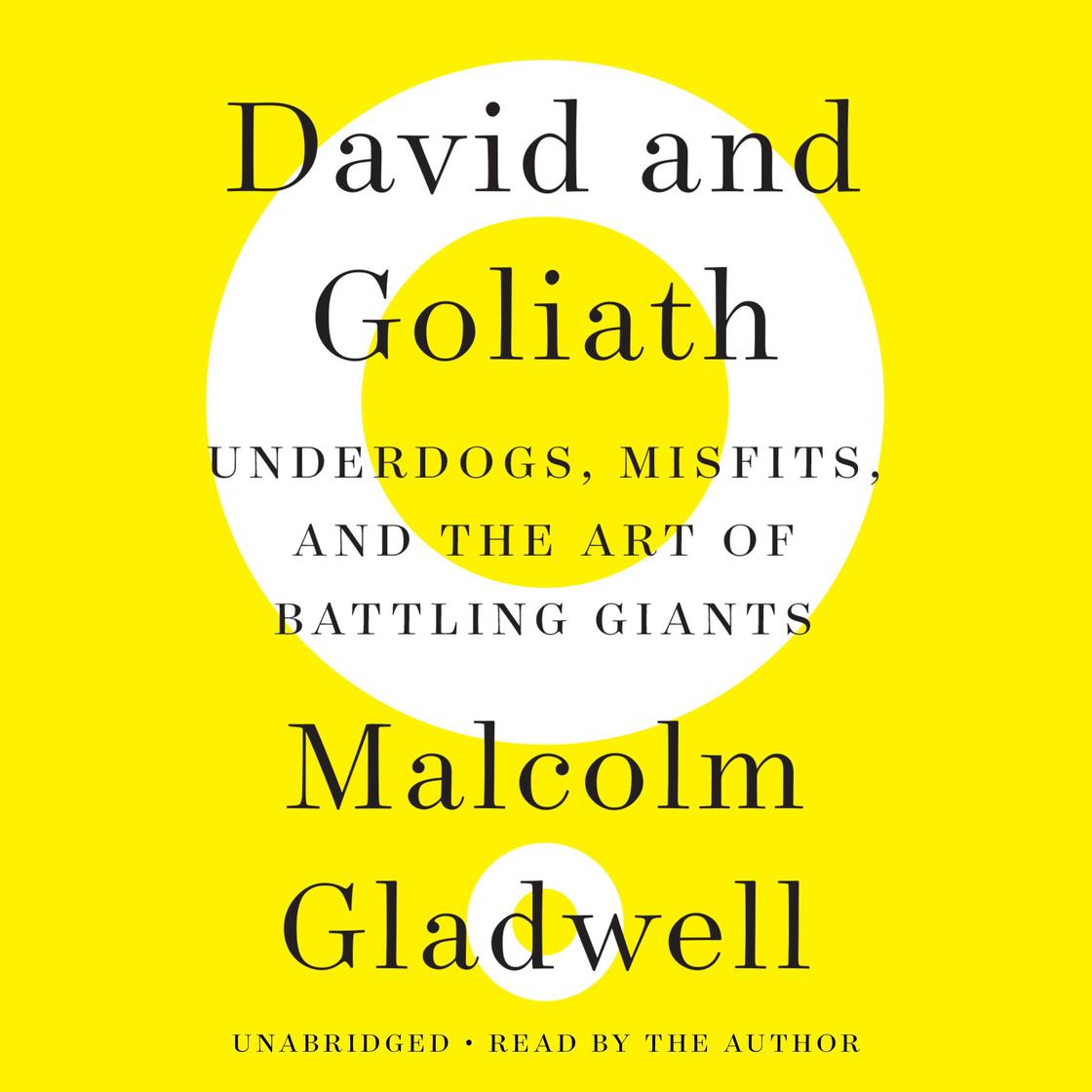 View audiobook of David and Goliath by Malcolm Gladwell