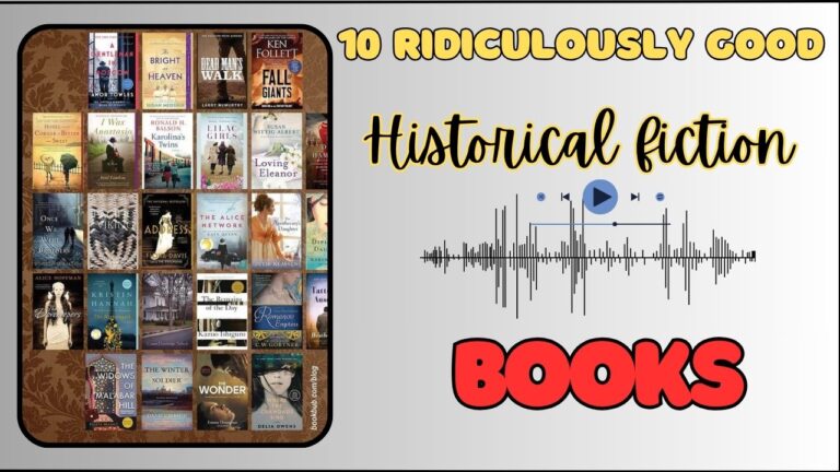 Ridiculously Good Historical Fiction Books